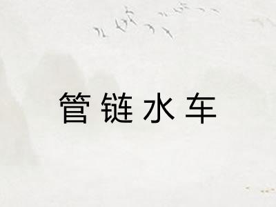 管链水车