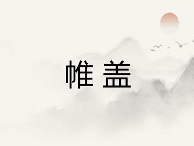 帷盖