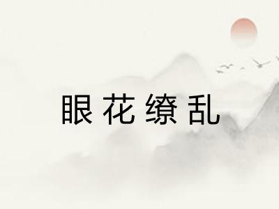 眼花缭乱