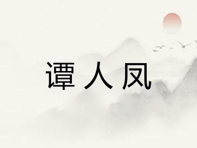 谭人凤