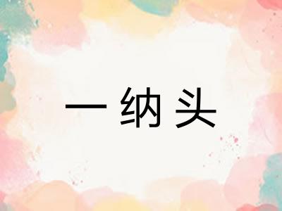 一纳头