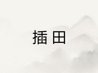 插田