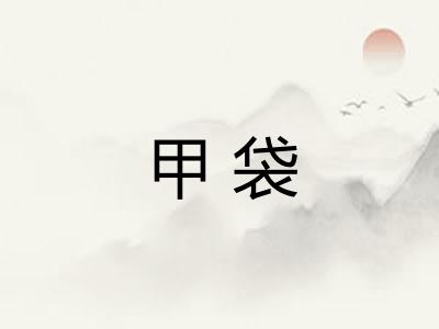 甲袋
