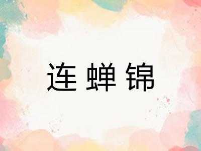 连蝉锦