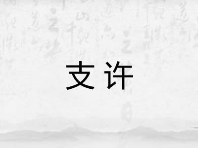 支许