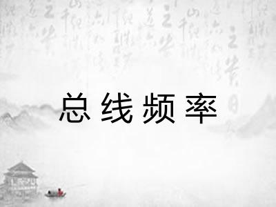 总线频率