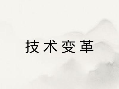技术变革