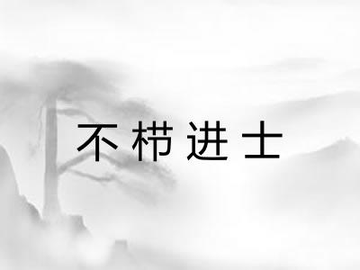不栉进士