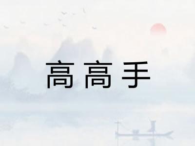 高高手