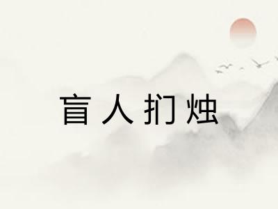 盲人扪烛