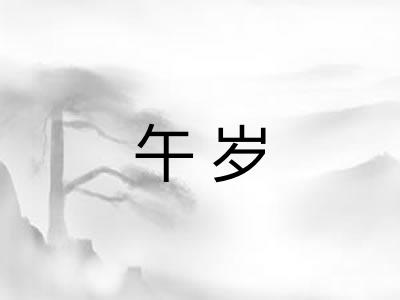 午岁