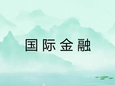 国际金融