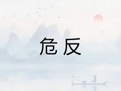 危反