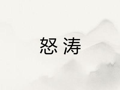 怒涛