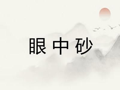眼中砂