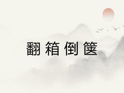 翻箱倒箧