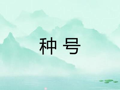 种号