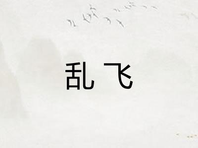 乱飞