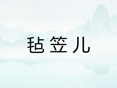 毡笠儿