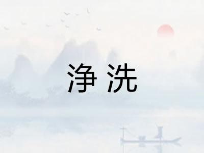 浄洗