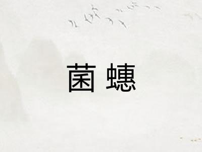 菌蟪
