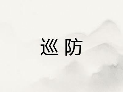 巡防