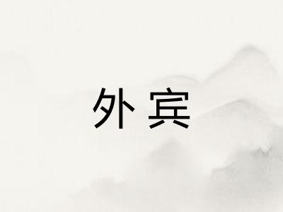 外宾