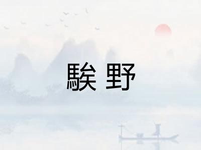 騃野