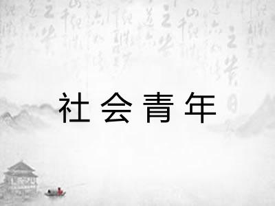 社会青年