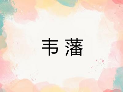 韦藩