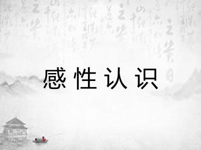 感性认识