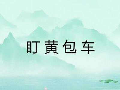 盯黄包车