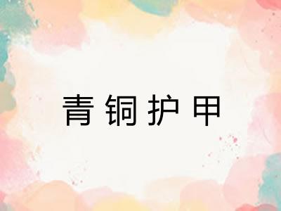 青铜护甲