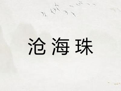 沧海珠