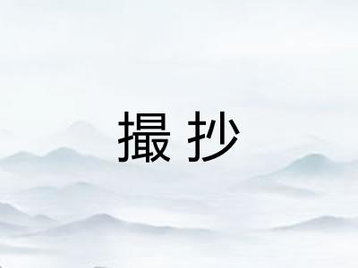 撮抄