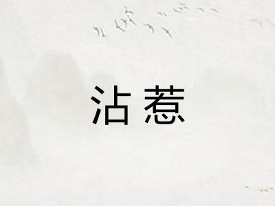 沾惹