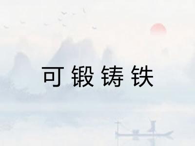 可锻铸铁