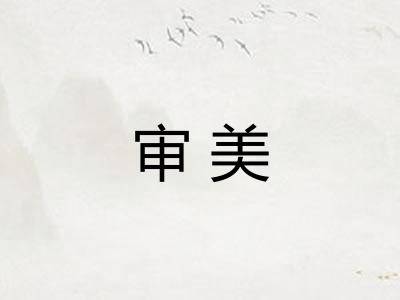审美