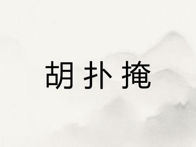 胡扑掩
