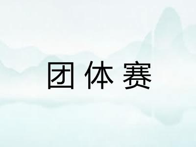 团体赛