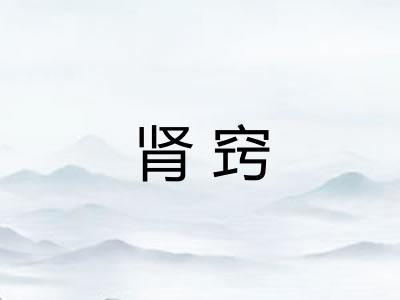 肾窍