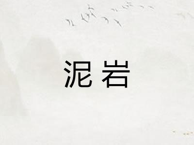 泥岩