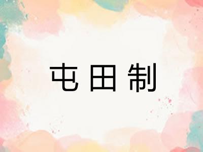 屯田制