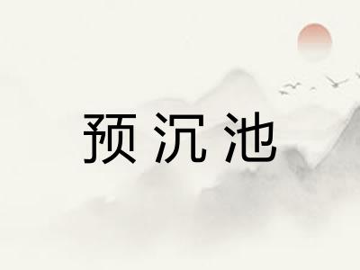 预沉池