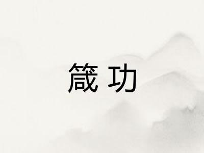 箴功