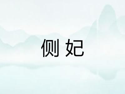 侧妃