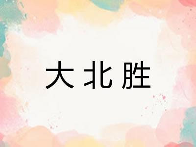 大北胜