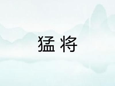 猛将