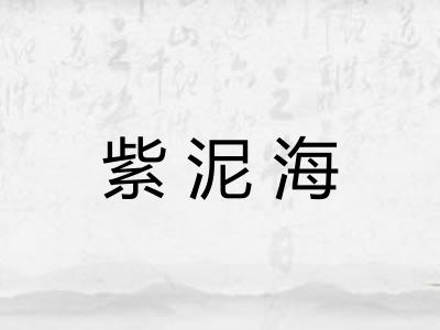 紫泥海
