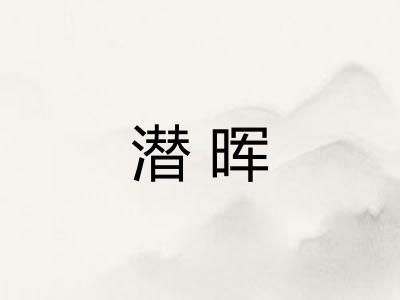 潜晖